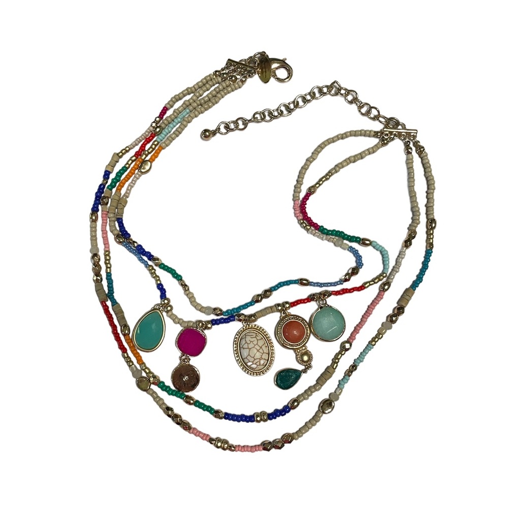 Chico’s colorful short necklace